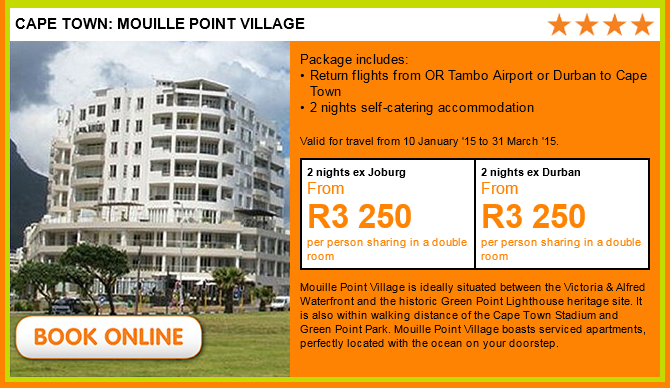 Mango Happy Day Sale package for Cape Town Mouille Point Village.